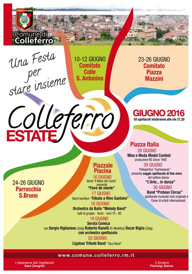 Colleferro Estate GIUGNO