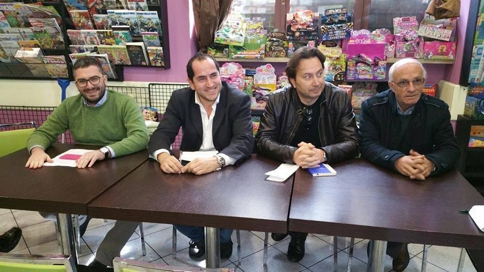 I Consiglieri Comunali Marco Valeri, Maurizio Berretta, Marco Maddalena e Gianni Bernardini valeri berretta maddalena bernardini