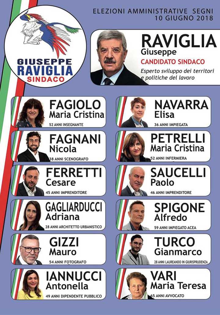 Lista Giuseppe Raviglia Sindaco Lista Giuseppe Raviglia Sindaco