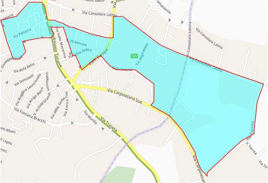 Percorso IV Trofeo Santa Barbara Colleferro 2019 Percorso IV Trofeo Santa Barbara Colleferro 2019