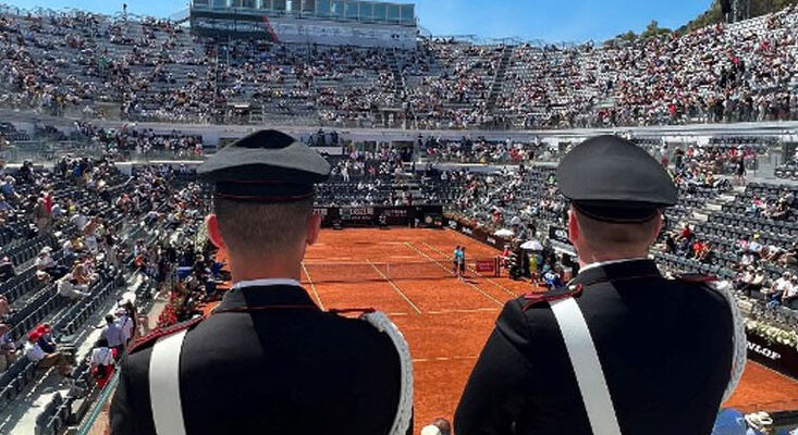 Controlli dei Carabinieri agli Internazionali di Tennis (2)