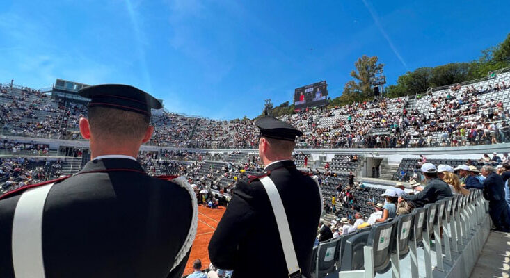 Controlli dei Carabinieri agli Internazionali di Tennis (3)