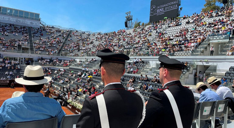 Controlli dei Carabinieri agli Internazionali di Tennis (6)
