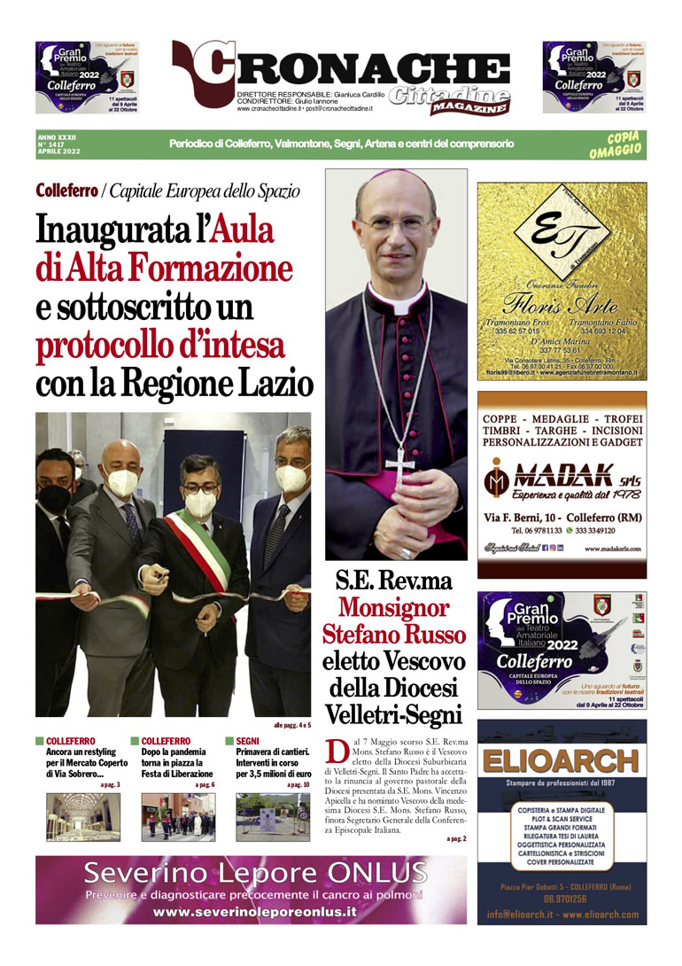 Cronache Cittadine • Il Giornale di Aprile 2022 • 1417