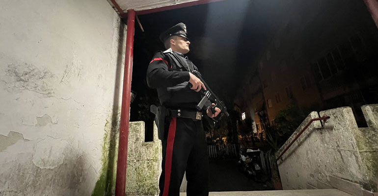 Un momento dell'operazione dei Carabinieri (4)