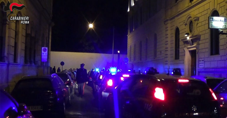 Operazione Carabinieri Roma Centro esecuzione 47 misure cautelari (7)