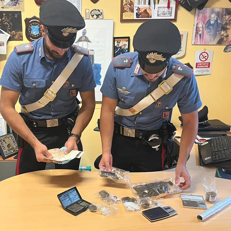 PROVINCIALE - Parte della droga sequestrata dai Carabinieri (3)-q