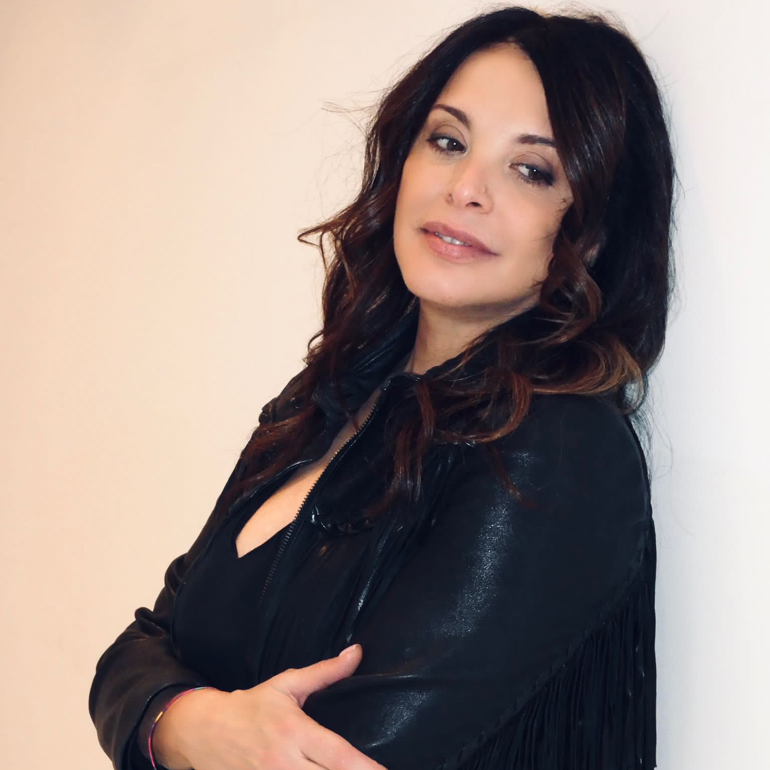 La madrina del vernissage, l’attrice Elena Russo