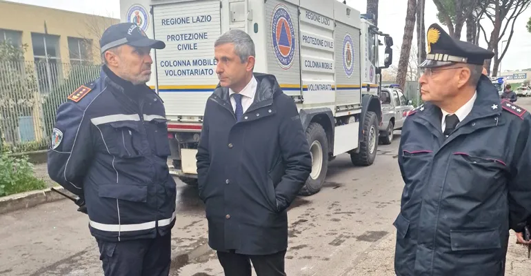 Guidonia-Sgombero insediamento abusivo Albuccione-9