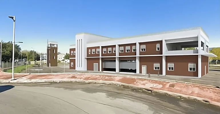 Colleferro. Nuova Caserma Vigili del Fuoco (render) Colleferro. Nuova Caserma Vigili del Fuoco (render)