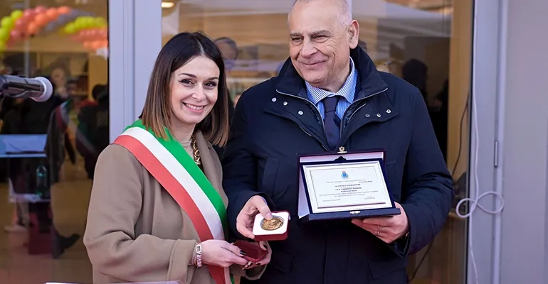 Inaugurazione Sindaca Bernabei con Prefetto Di Roma Giannini
