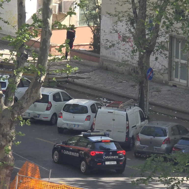 CASILINA – I Carabinieri imegnati nei controlli del Quarticciolo (4)