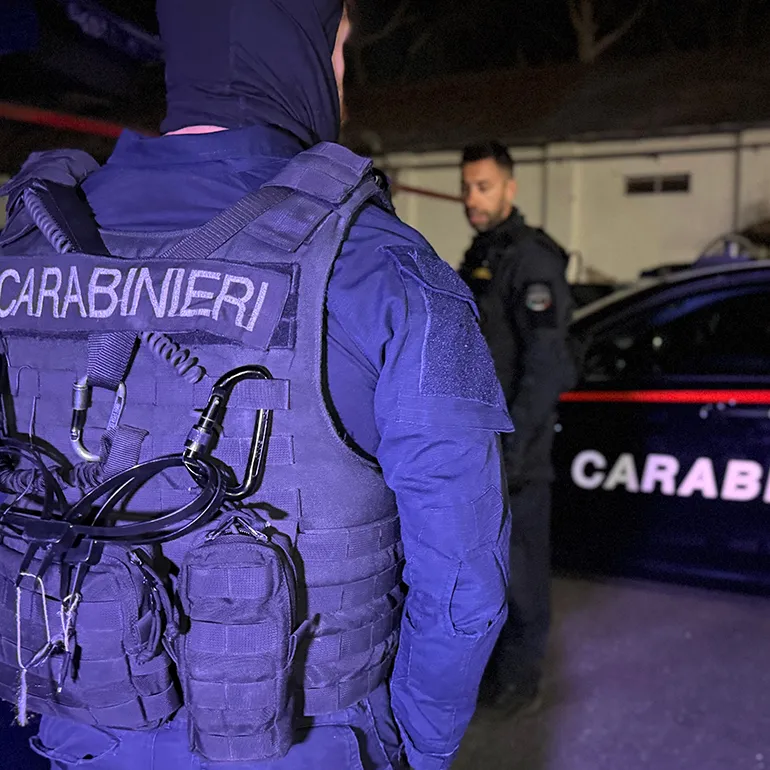 PROVINCIALE - I Carabinieri impegnati nell'operazione (4)