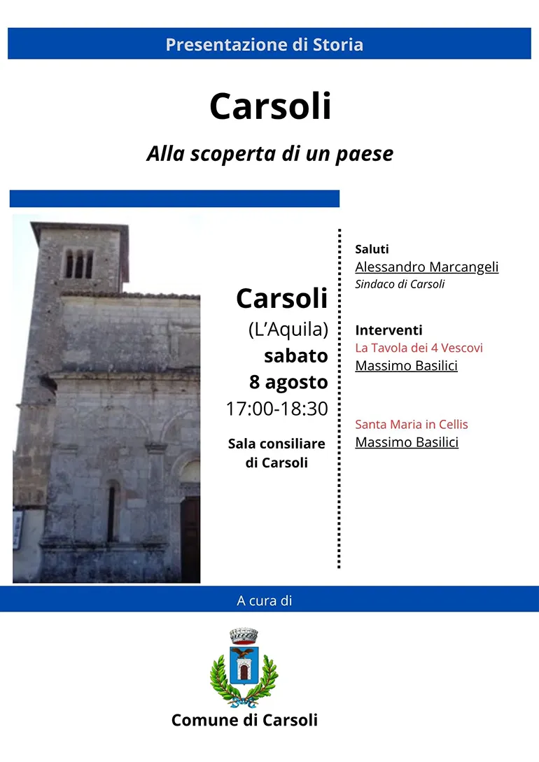Carsoli 8 agosto
