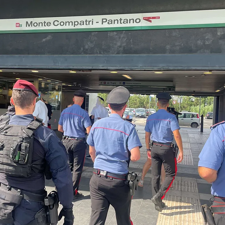 FRASCATI - Controlli lungo la metro C e periferia est con Tuscania (2)