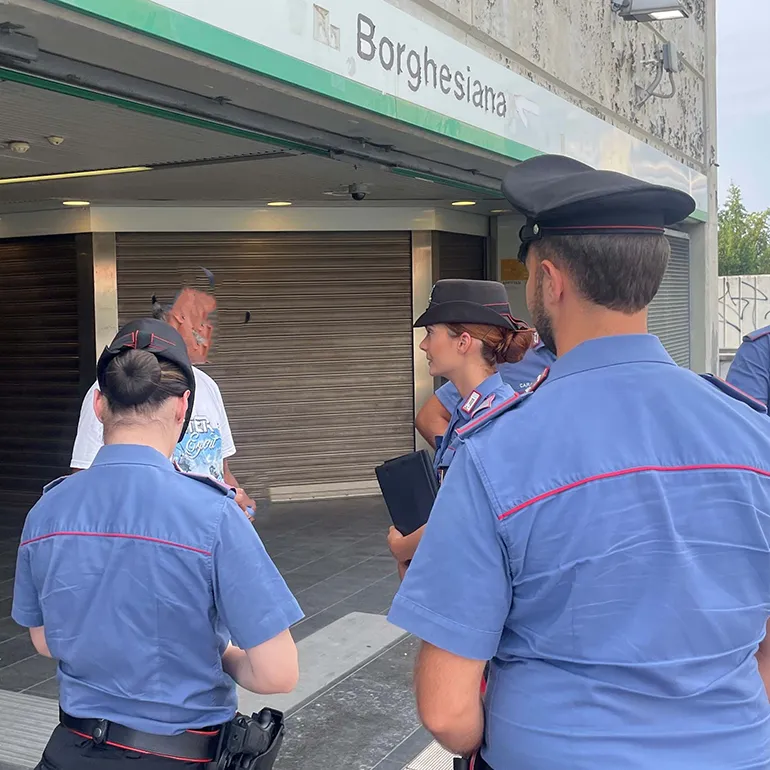FRASCATI - Controlli lungo la metro C e periferia est con Tuscania (4)