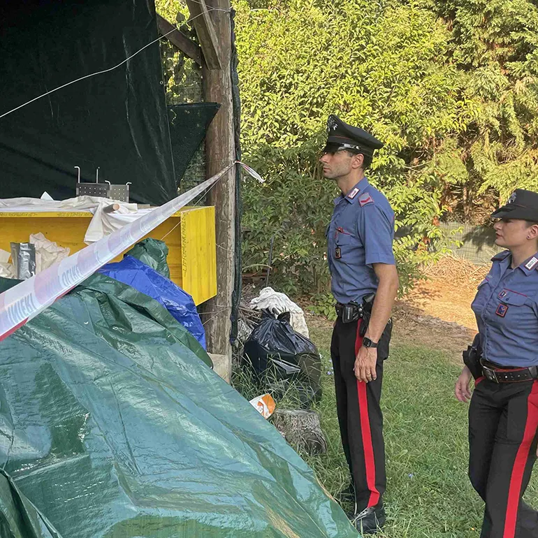 NINV FRASCATI - La raffineria della droga scoperta dai Carabinieri (1)